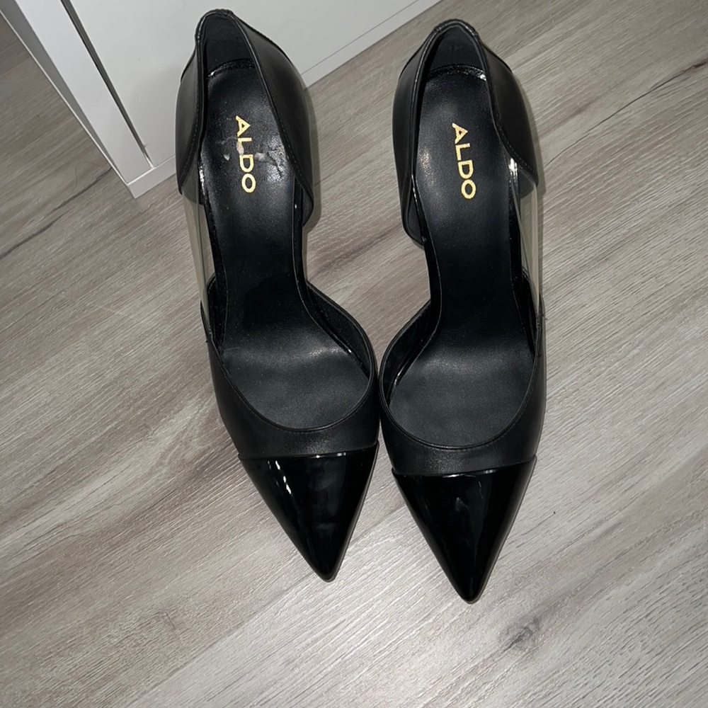 Black Aldo heels